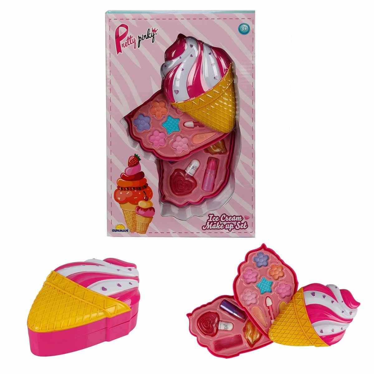 Dondurma Şekilli 2 Katlı Makyaj Güzellik Seti - S00002595