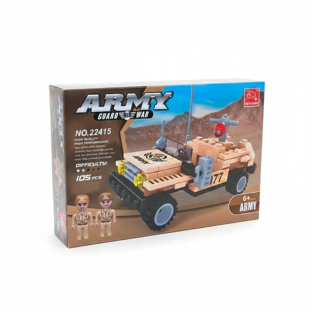 BIG22415 AUSINI ARMY SET 101 PARÇA MİNİ LEGO ASKER ARACI