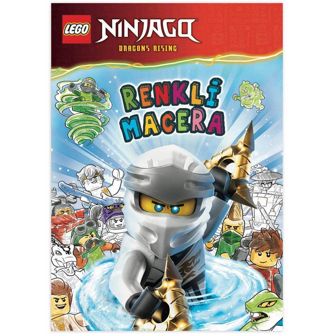 Lego Ninjago Renkli Macera Boyama Kitabı