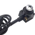 PowerMaster PM-19312 3.6 MM 800 Tvl 1/4 Sensör Mikrofonlu Vida Tip Mini Kamera