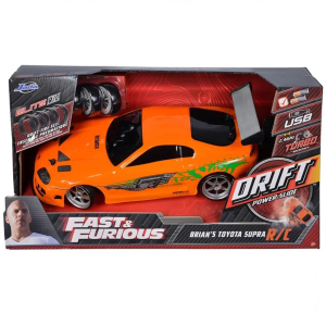 1:10 Fast & Furious 1995 Kumandalı Brian's Toyota Supra Drift Turbo Araba