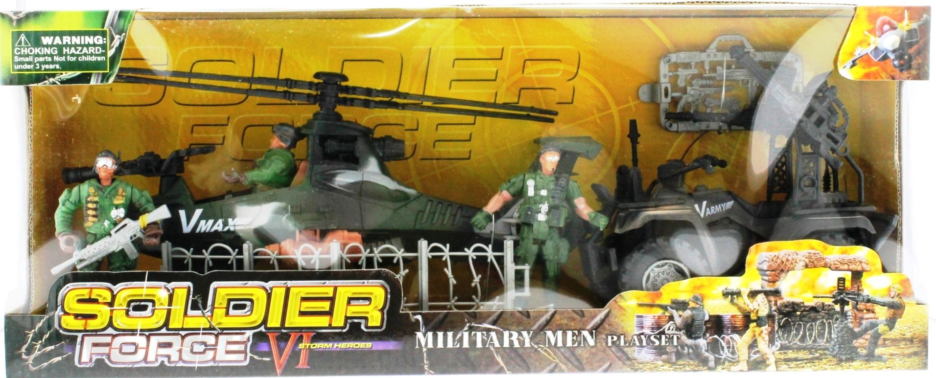 Atv ve Helikopterli Askeri Oyun Seti