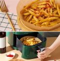 50 Adet Air Fryer Pişirme Kağıdı Tek Kullanımlık Hava Fritöz Yağ Geçirmez Yapışmaz Tabak Model