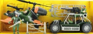 Buggy ve Helikopterli Askeri Oyun Seti