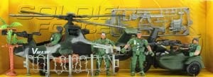 Motor ve Helikopterli Askeri Oyun Seti