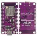 ESP-07S Tabanlı NodeMCU V3 Mor Geliştirme Kartı Harici Anten Girişli ve USB-C Bağlantılı