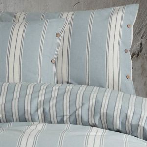 Clasy Butik Native Serisi Çift Kişilik Nevresim Takımı Kasara v1 Mavi