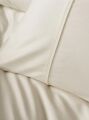 Cotton Box Silky Saten İpek King Size Nevresim Takımı Ekru