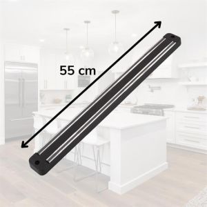Mıknatıslı Paslanmaz Duvar Bıçak Askısı Standı 55 Cm Aparat