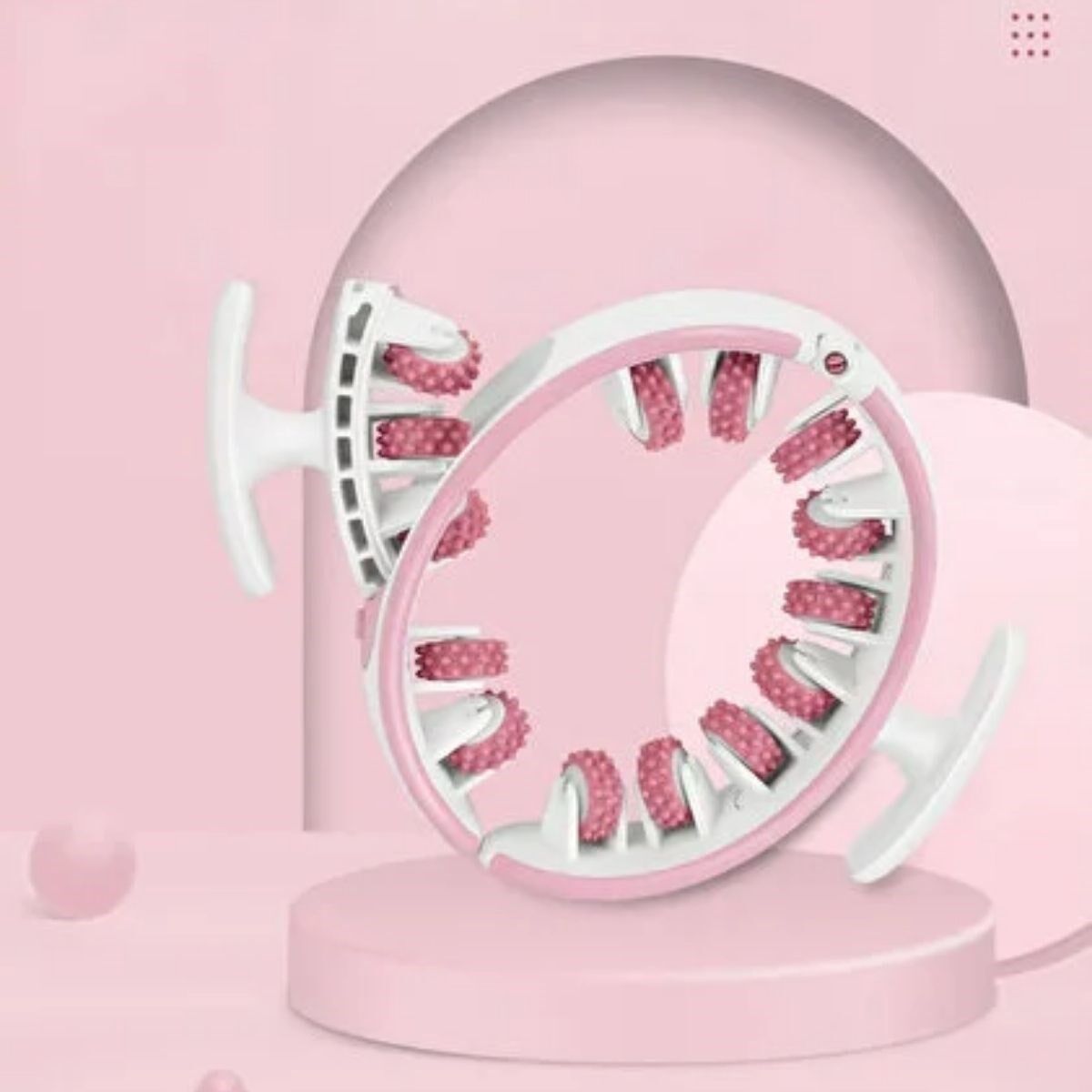 14 Tekerlekli 360° Selülit Karşıtı Masaj Aleti – Çıkarılabilir 3 Tekerleği Çıkarılabilen, Bacak, Kol ve Karın İçin Sıkılaştırıcı Masaj Rulosu