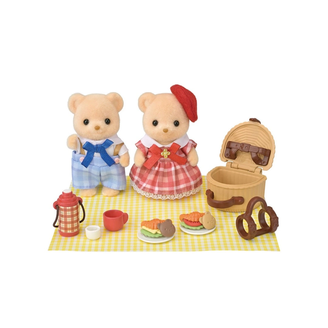 Sylvanian Families Bisküvi Ayı Kardeşler Leziz Piknik Seti
