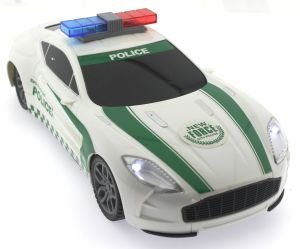 Sürtmeli Sesli ve Işıklı Spor Polis Arabası