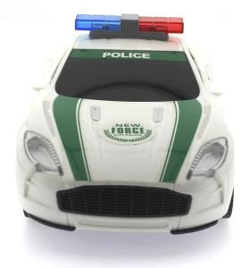 Sürtmeli Sesli ve Işıklı Spor Polis Arabası