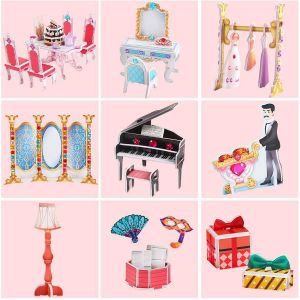 CubicFun Prenses Doğumgünü Şatosu 3D Puzzle - CUB/E1622H