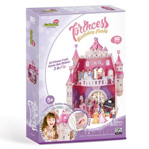 CubicFun Prenses Doğumgünü Şatosu 3D Puzzle - CUB/E1622H