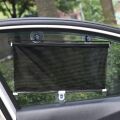Sunup SN-22136 Araç İçi Otomatik Geri Sarımlı Katlanabilir Gözenekli Güneşlik 45x125cm