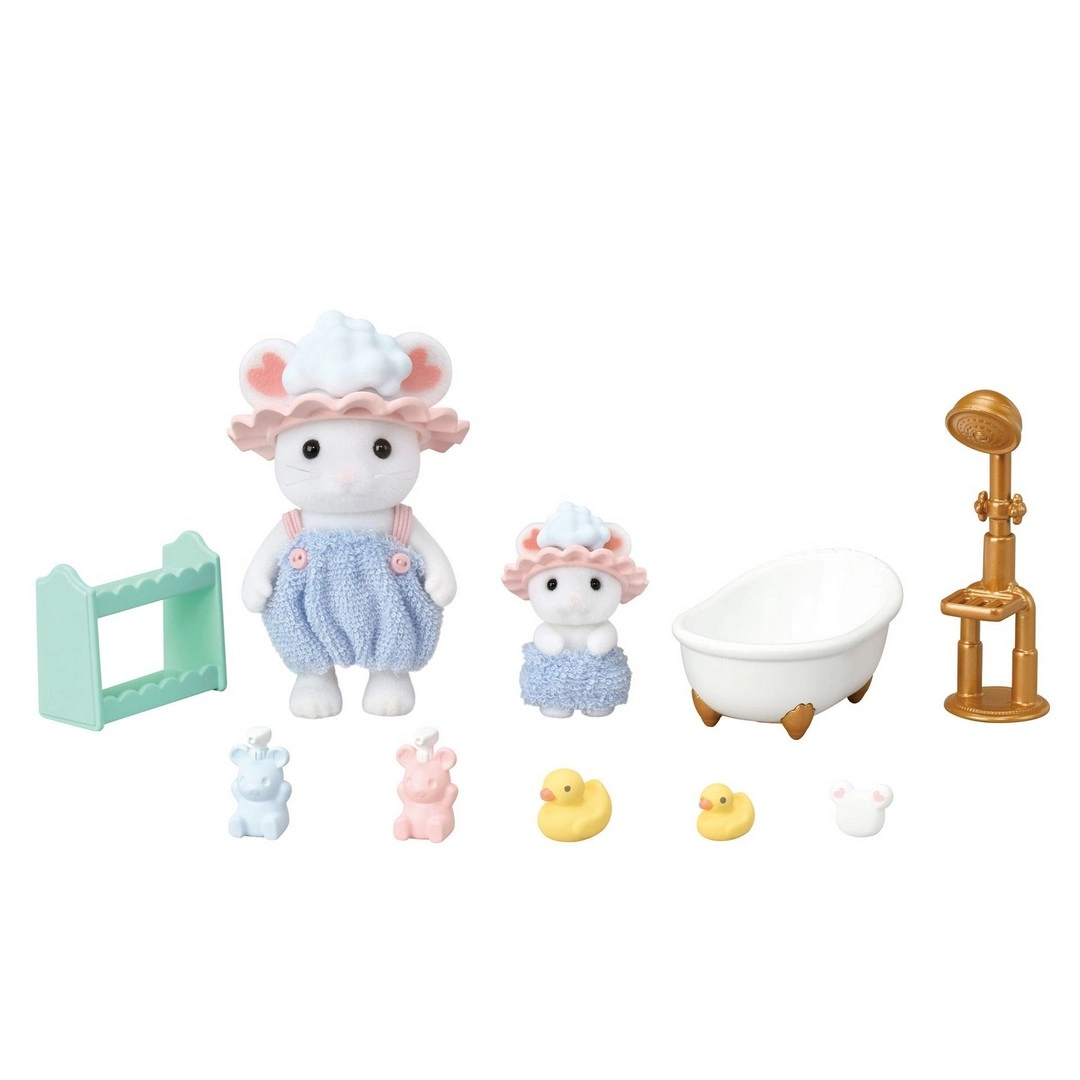 Sylvanian Families Köpüklü Banyo Kardeşleri