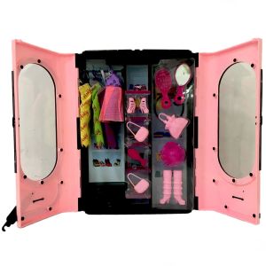 Şık Dolabım Aksesuarlı Bebek - OYD-02441 - 1 Adet Stokta Olan Gönderilir