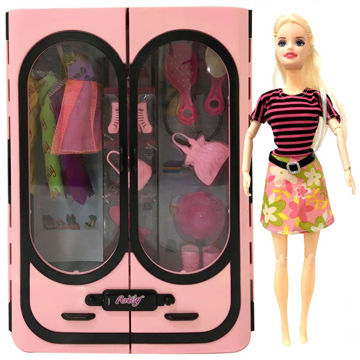 Şık Dolabım Aksesuarlı Bebek - OYD-02441 - 1 Adet Stokta Olan Gönderilir