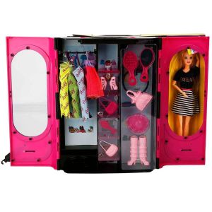 Şık Dolabım Aksesuarlı Bebek - OYD-02441 - 1 Adet Stokta Olan Gönderilir