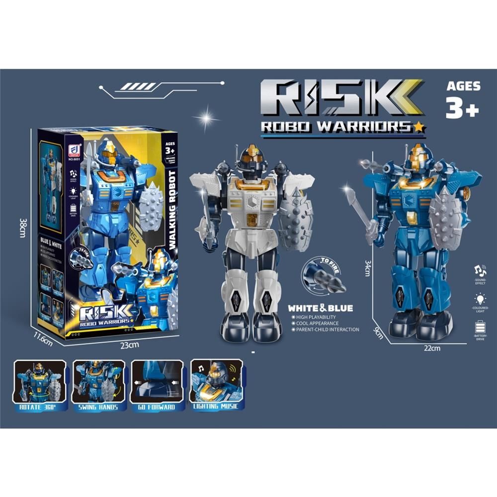 IŞIKLI MÜZİKLİ ROKET ATAN ROBOT -VRD