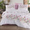 Clasy Çift Kişilik Ranforce Yorgan Seti Helenka V1 Pembe