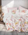 Cotton Box Çift Kişilik Nevresim Takımı Lilura Pembe