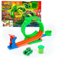 Hot Wheels Monster Trucks Mutant Kaosu Çemberde Yarış Oyun Seti