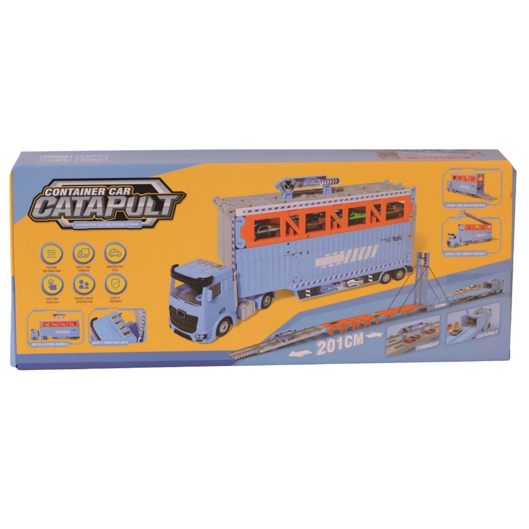 Konteynır Kutulu Metal Araba Seti