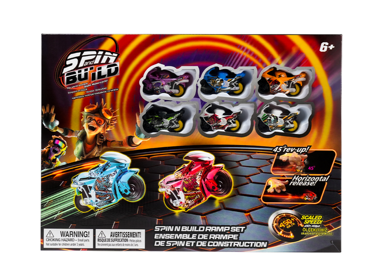 Spin and Build Rampa ve 6 lı Motor Seti