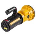 Powermaster MX-W5164-3 Kırmızı Mavi Çakarlı COB Ledli Şarjlı Kamp El Feneri Işıldak