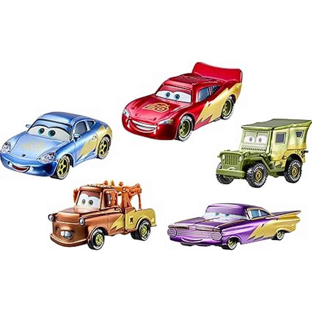 Mattel Disney Pixar Arabalar 20. Yıl Dönümü Kutlama Yarışı 5'li Paket