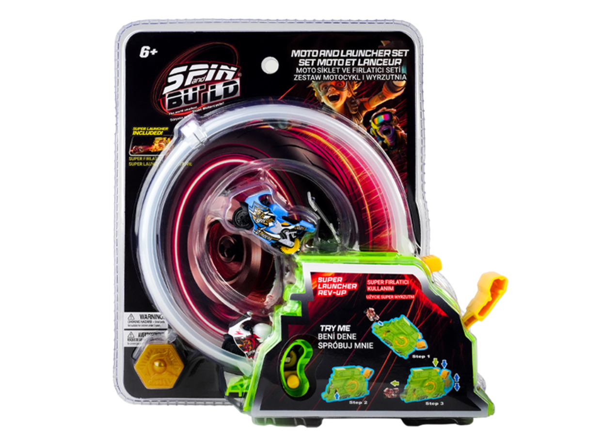 Spin and Build Fırlatıcı ve Motorsiklet-2