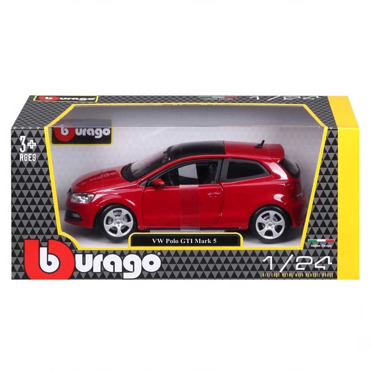 Bburago 1:24 Volkswagen Polo GTI Mark 5 Model Araba - S00021059