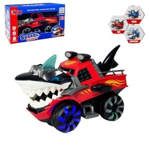 ZR171 IŞIKLI MÜZİKLİ HAREKETLİ KÖPEKBALIĞI ARABA - - Stokta Olan Gönderilir