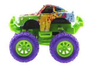 Die Cast Batik Desenli Mor Teker Araba