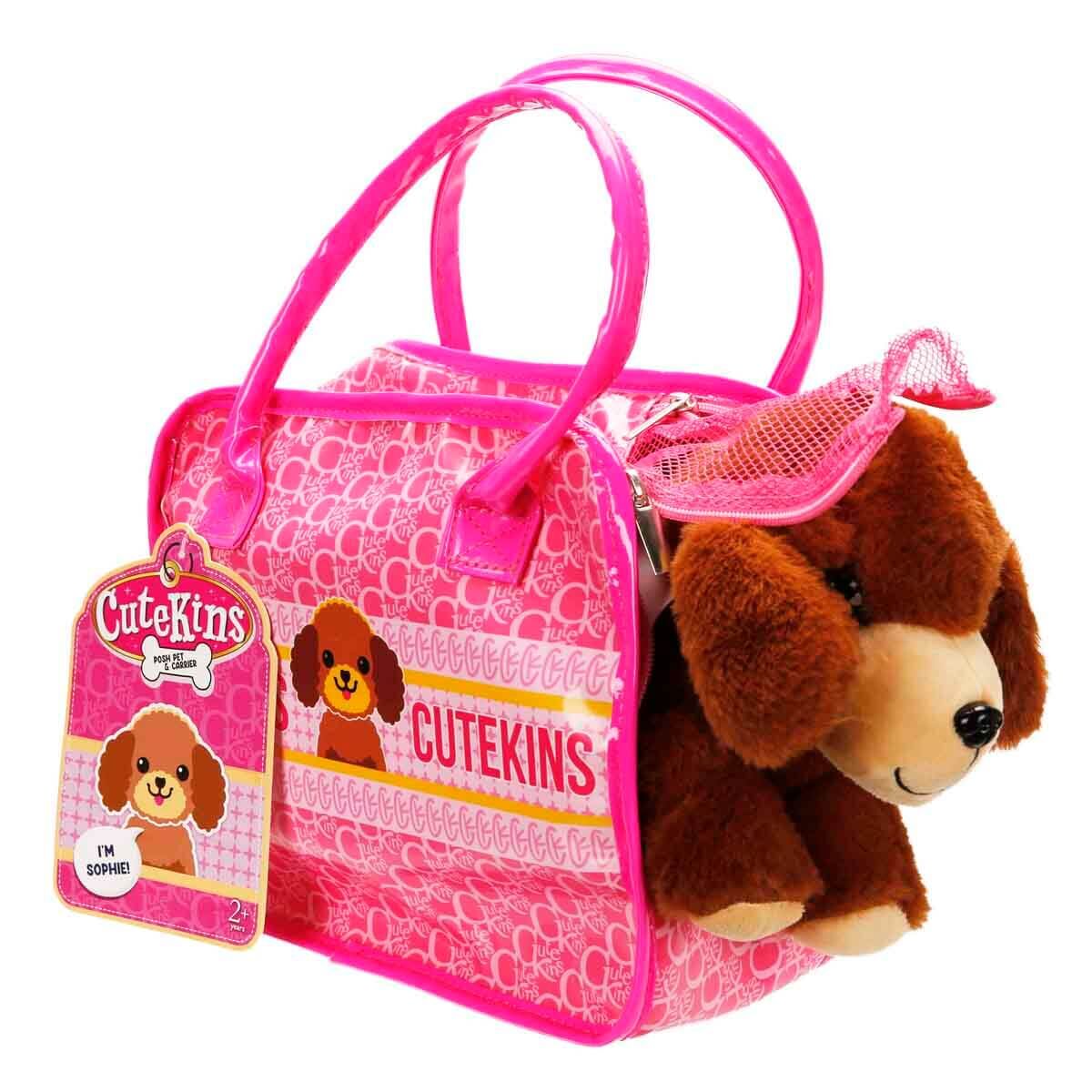 Cutekins Taşıma Çantalı Peluş Köpek - S00050585