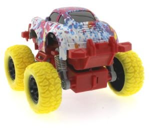 Die Cast Batik Desenli Sarı Teker Araba