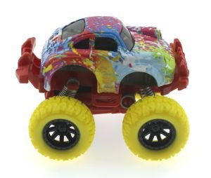 Die Cast Batik Desenli Sarı Teker Araba