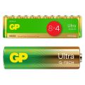 GP G-Tech 8+4 12li Paket AA Alkalin Kalem Pil (8 Adet Fiyatına 12 Adet Pil)