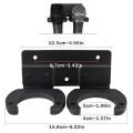 PowerMaster PM-26938 Duvara Monte Çift Mikrofon Tutucu Askı Metal Gövde
