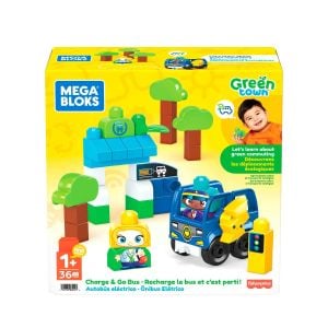 HDX90 Mega Bloks, Doğa Dostu Otobüs Seti, 36 parça, +1 yaş