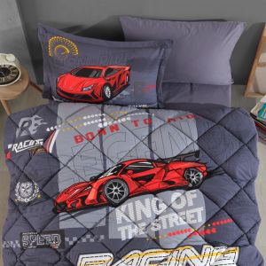 Clasy Tek Kişilik Ranforce Genç Desen Uyku Seti Racing Team