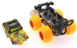 Die Cast Off Road  Dev Sarı Teker Araba