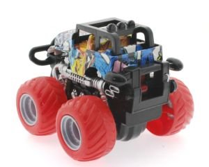 Die Cast Off Road  Dev Kırmızı Teker Araba
