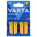 Varta Longlife Power Alkalin AA Kalem Pil 4'lü Paket