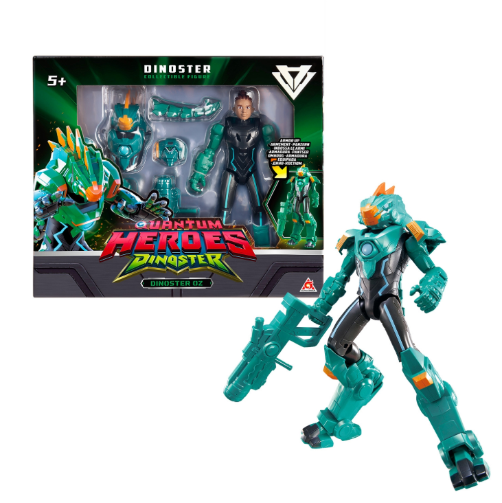 Quantum Heroes Dinoster Hareketli Tekli Fgür Oz
