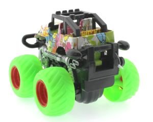 Die Cast Off Road  Dev Yeşil  Teker Araba