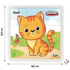 03 355 ANIMAL SERIES PUZZLE SET - 1 Adet Stokta Olan Gönderilir