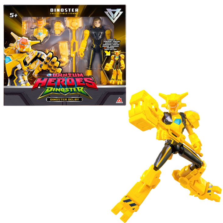 Quantum Heroes Dinoster Hareketli Tekli Fgür Delby